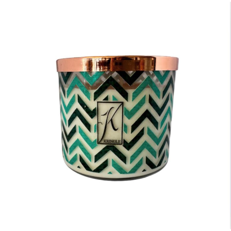 KRINGLE CANDLE - Vela Aromática Bourbon Fire Grande Kringle Candle