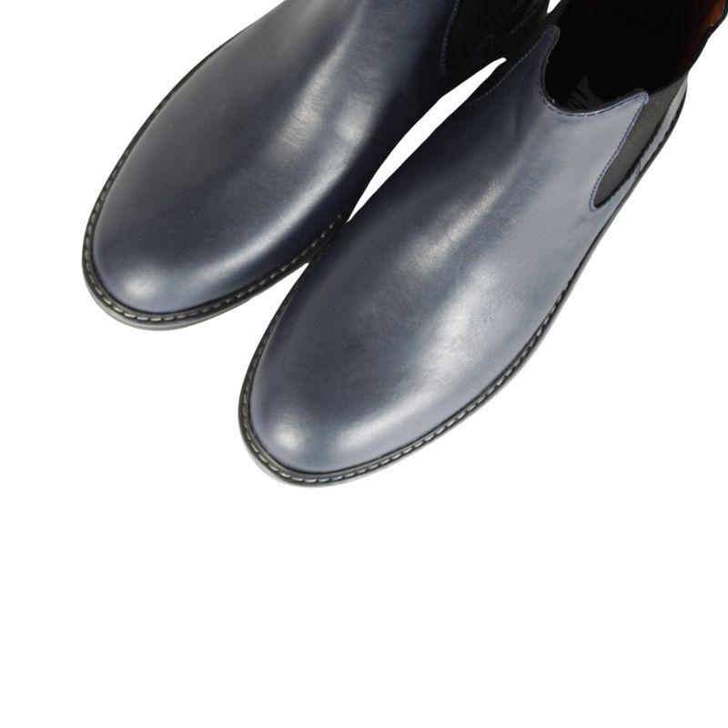 GENERICO - Botas Cuero Hombre Azul OCAi H0707