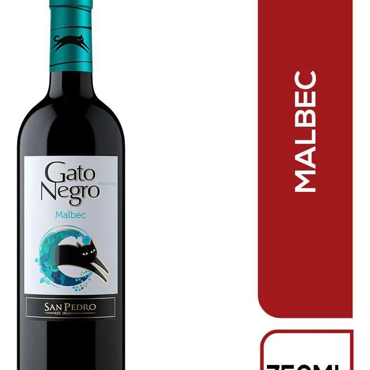 NACIONAL - Vino Chileno Gato Negro Malbec 750ml