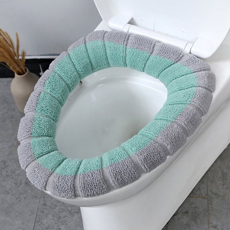 GENERICO - Protector Cubierta Asiento Bizcocho Térmico Inodoro Lavable Verde