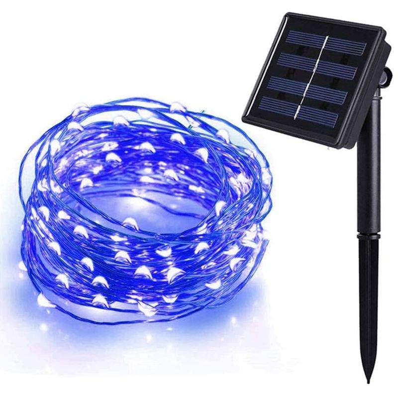 ONE PIXEL - Guirnalda De Luces 8 Modos Impermeable Luces Solares Exterior