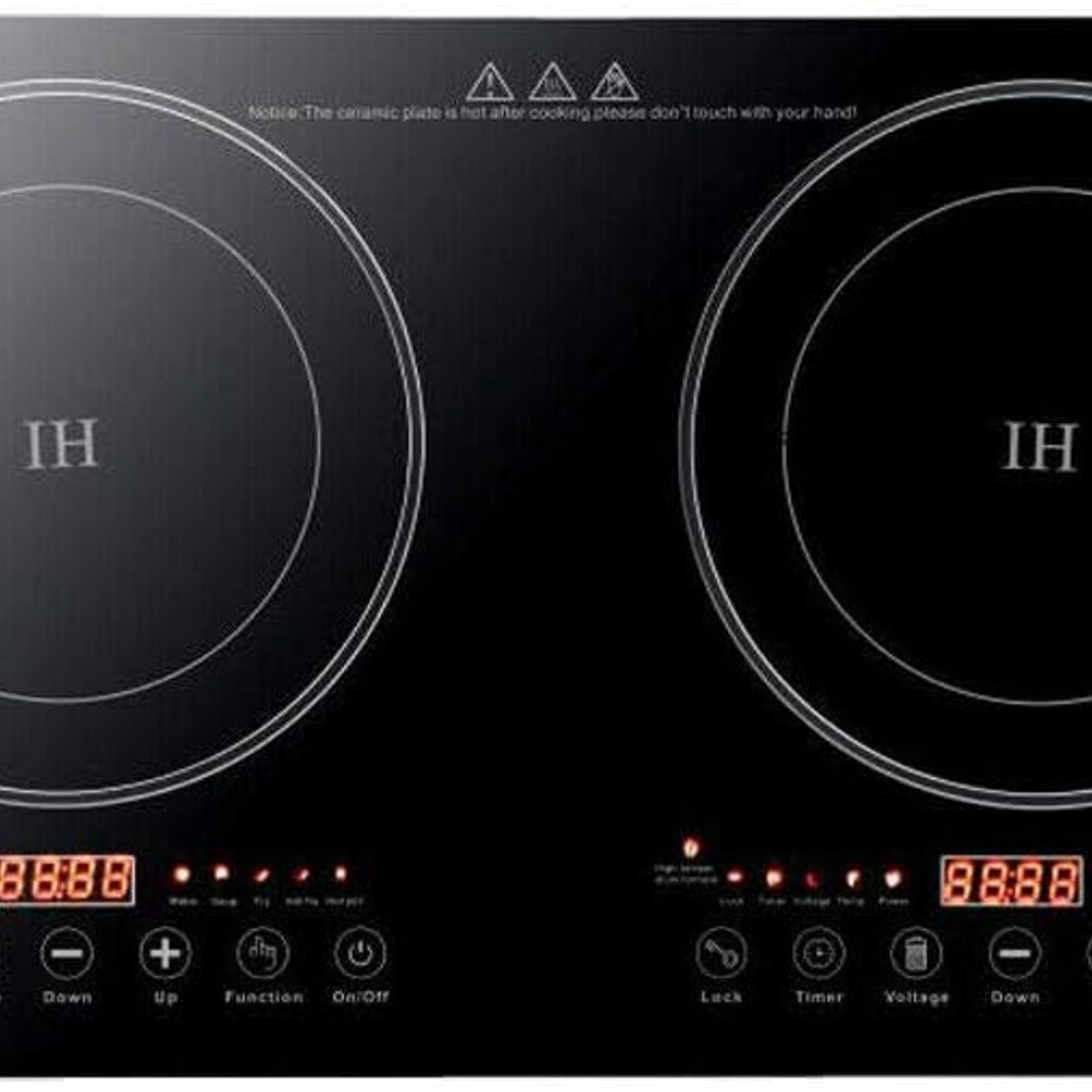 GENERICO - Cocina De Inducción Eléctrica Dual 110 V, 1200 W