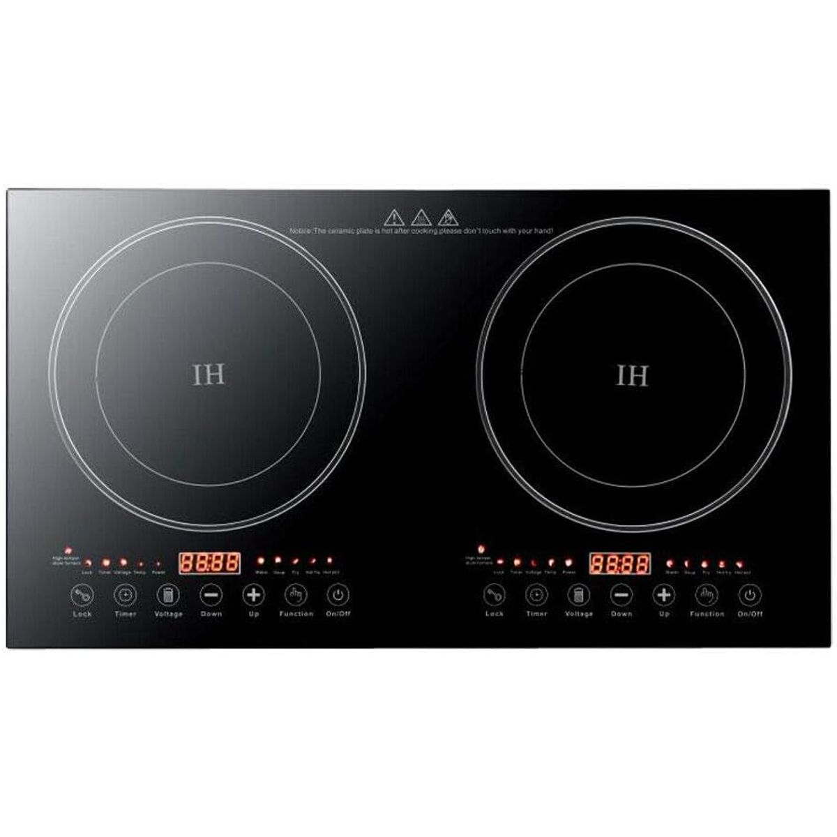 GENERICO - Cocina De Inducción Eléctrica Dual 110 V, 1200 W