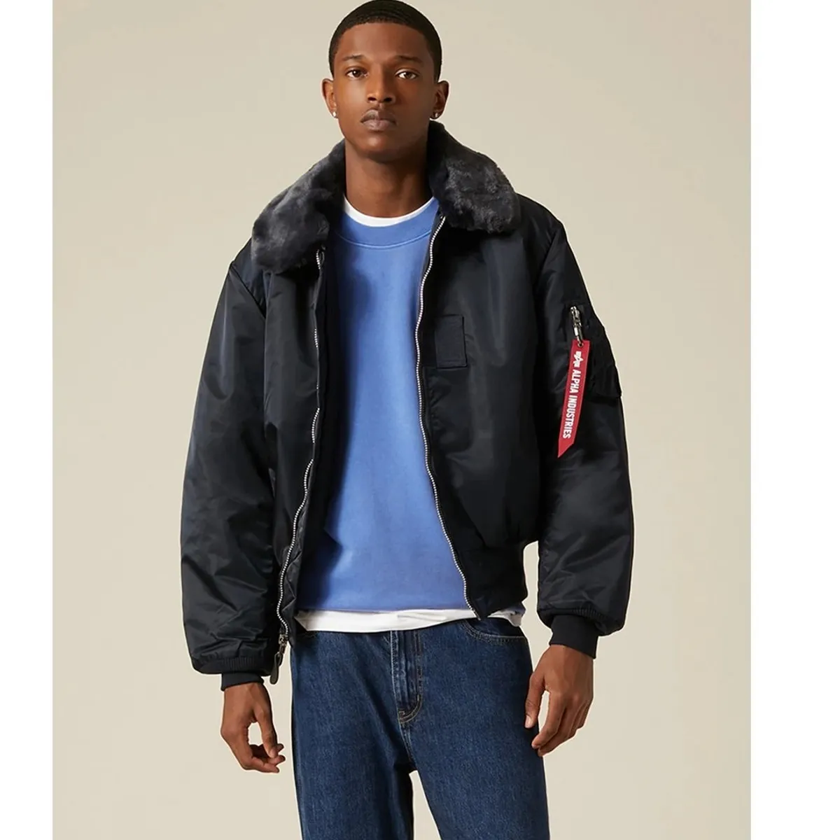 ALPHA INDUSTRIES - Chaqueta Alpha Industries de Piloto B-15 Bomber Jacket