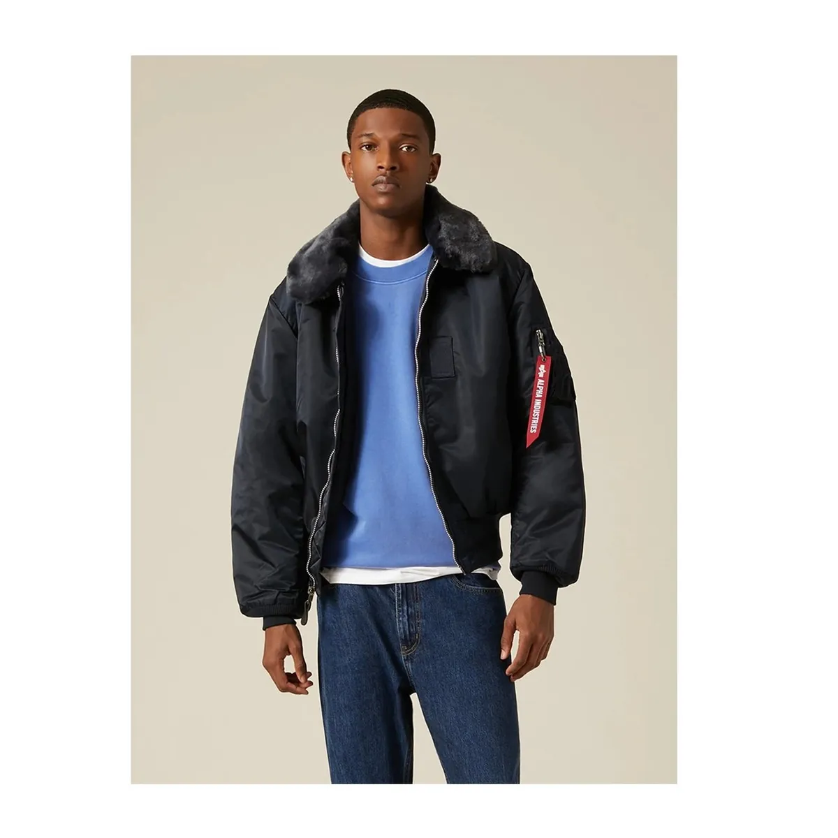 ALPHA INDUSTRIES - Chaqueta Alpha Industries de Piloto B-15 Bomber Jacket