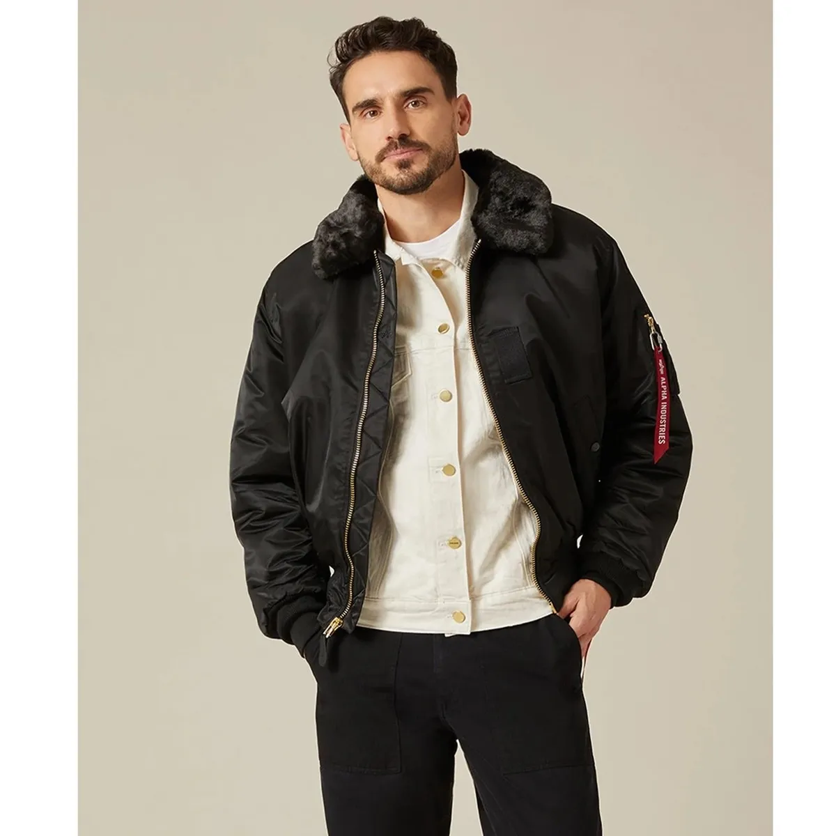 ALPHA INDUSTRIES - Chaqueta Alpha Industries de Piloto B-15 Bomber Jacket