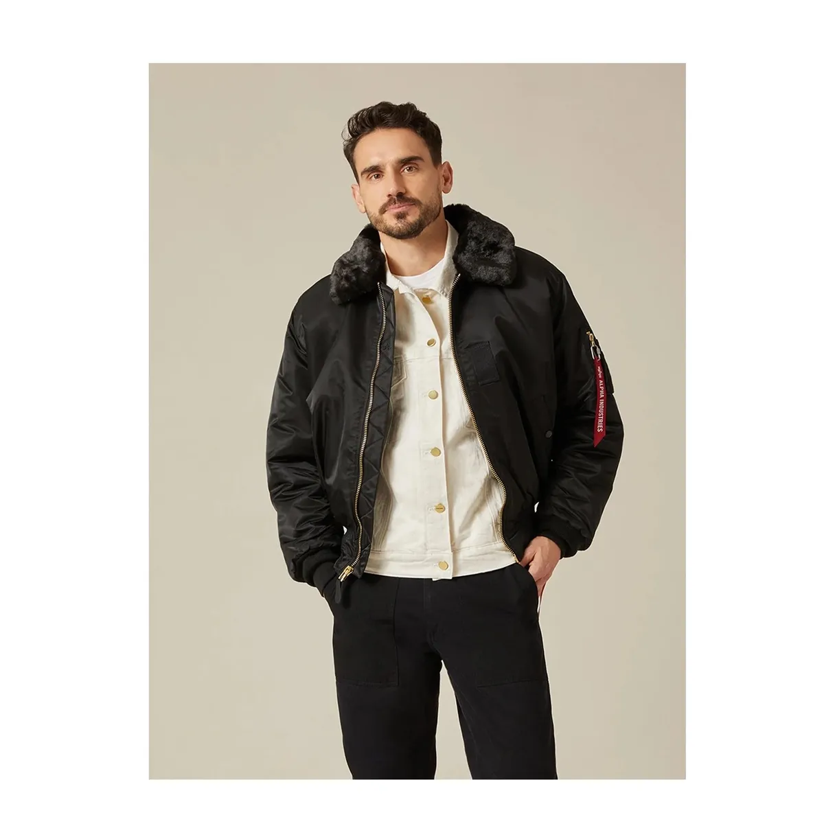 ALPHA INDUSTRIES - Chaqueta Alpha Industries de Piloto B-15 Bomber Jacket