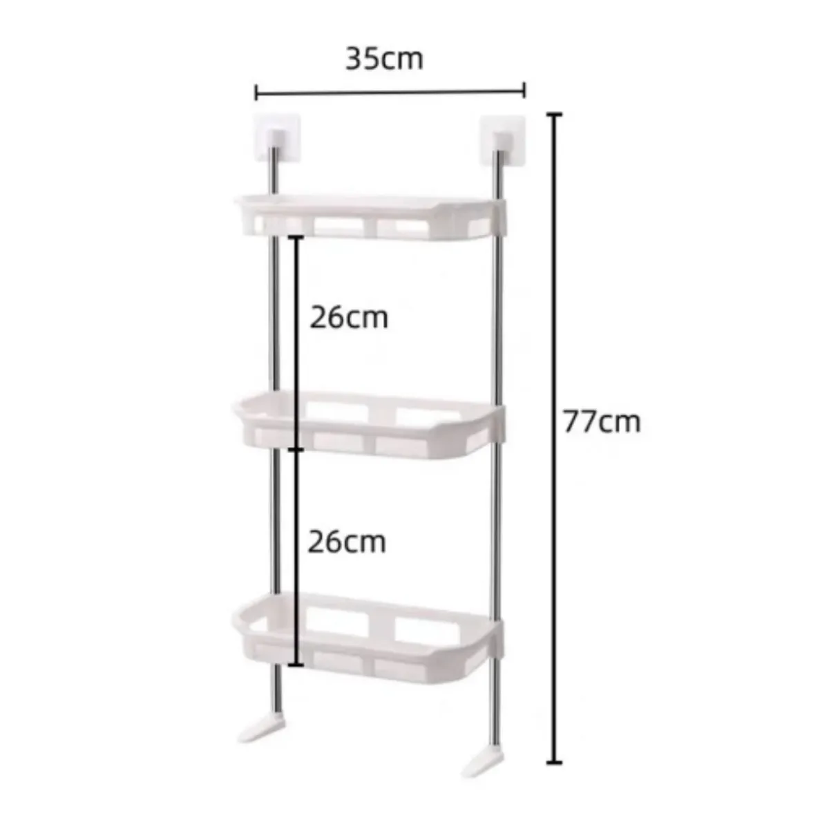 ONE PIXEL - Organizador Para Baño Estante De Almacenamiento 3 Niveles