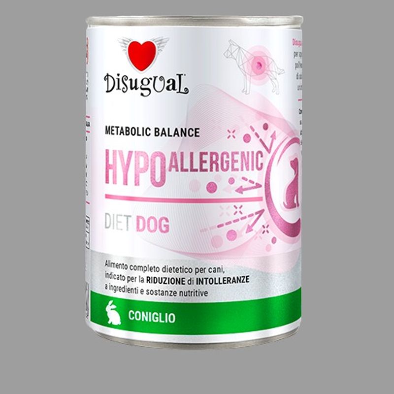 GENERICO - Disugual Alimento Paté Perros Conejo Hypoallergenic 400gr
