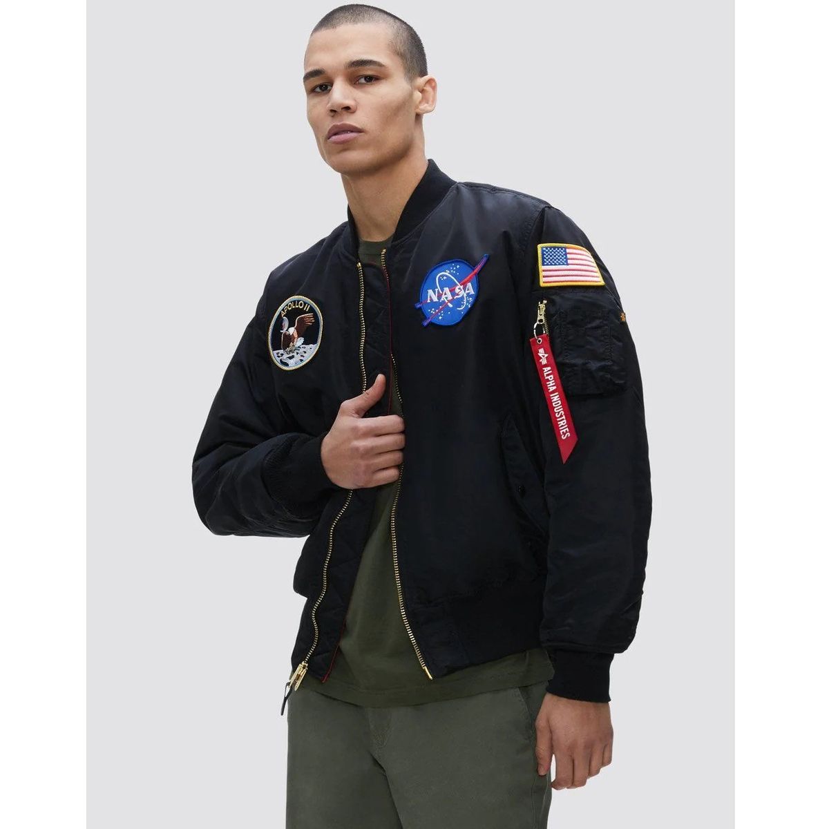 ALPHA INDUSTRIES - Chaqueta Alpha Industries de Piloto Apollo Ma-1 Bomber Jacket