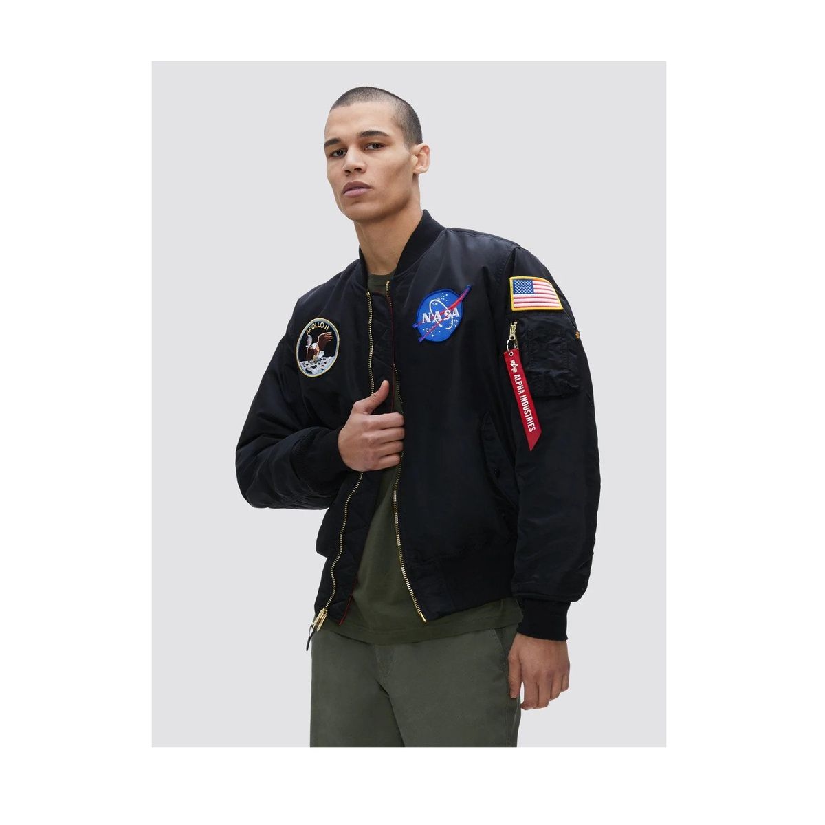 ALPHA INDUSTRIES - Chaqueta Alpha Industries de Piloto Apollo Ma-1 Bomber Jacket