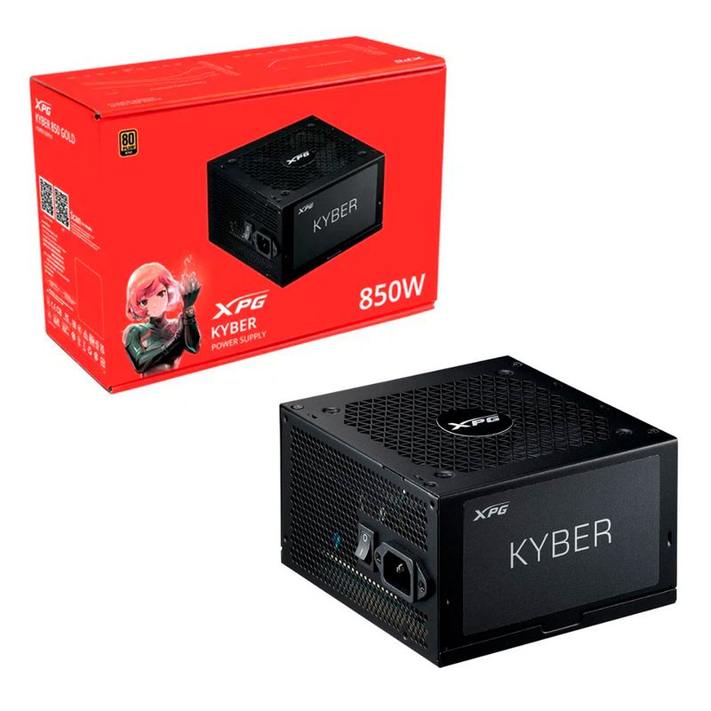 XPG - Fuente De Poder XPG KYBER 850W 80 Plus Gold