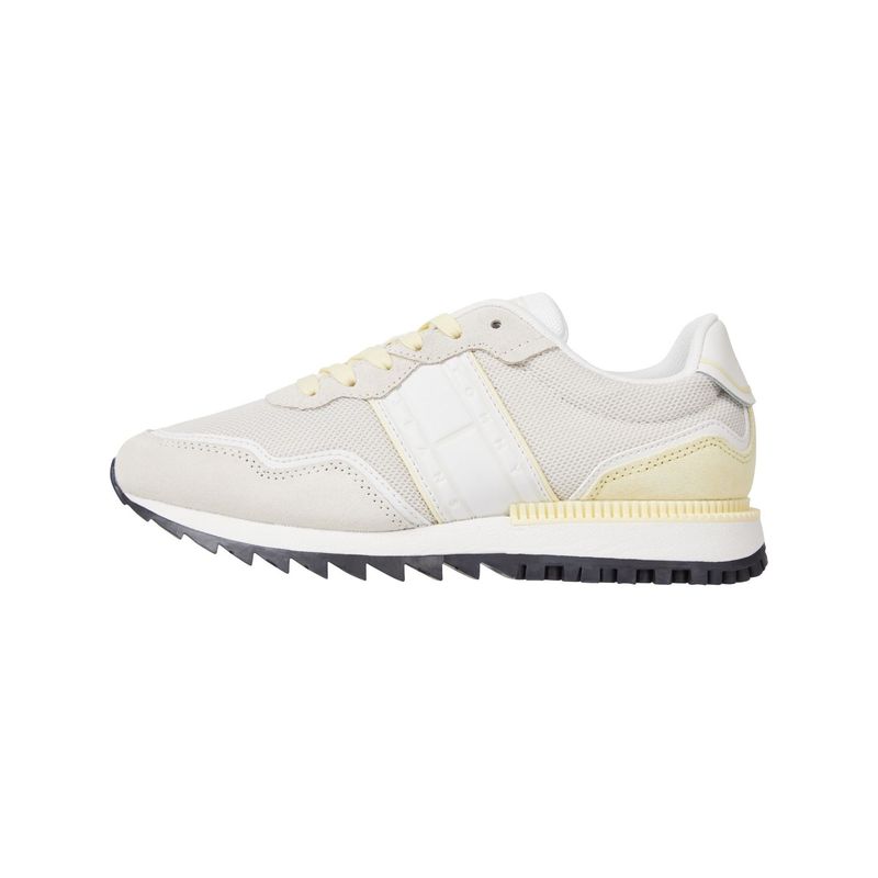 TOMMY HILFIGER - Tenis amarillo de estilo running retro Tommy Hilfiger