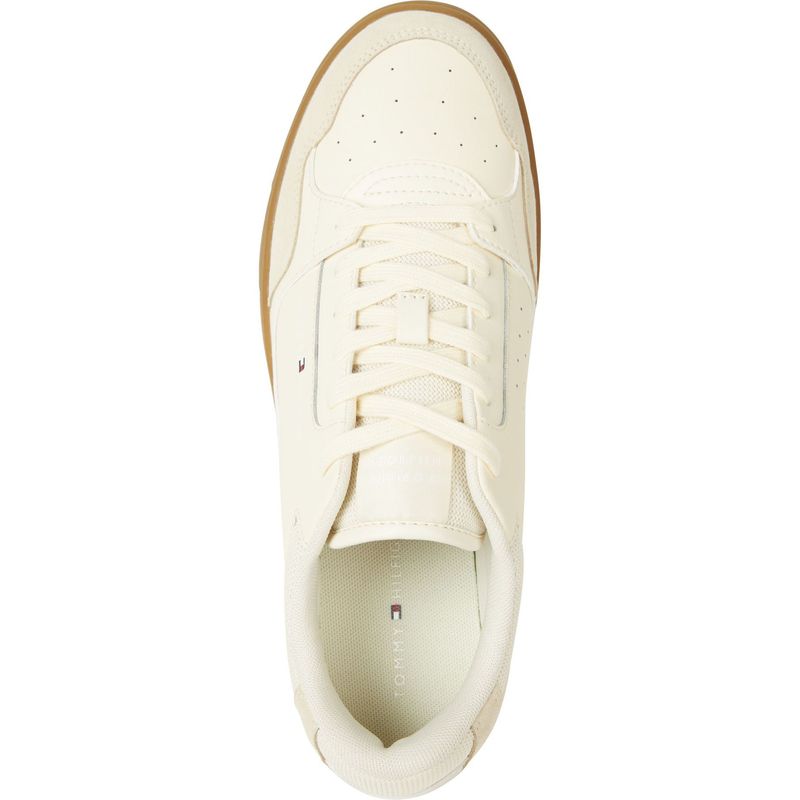 TOMMY HILFIGER - Tenis Beige de baloncesto de Cuero essential Tommy Hilfiger