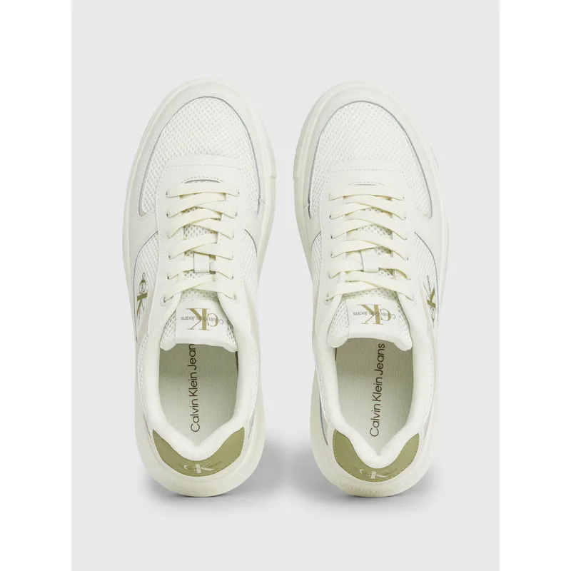CALVIN KLEIN - Tenis blanco blanco chunky cupsole Calvin Klein