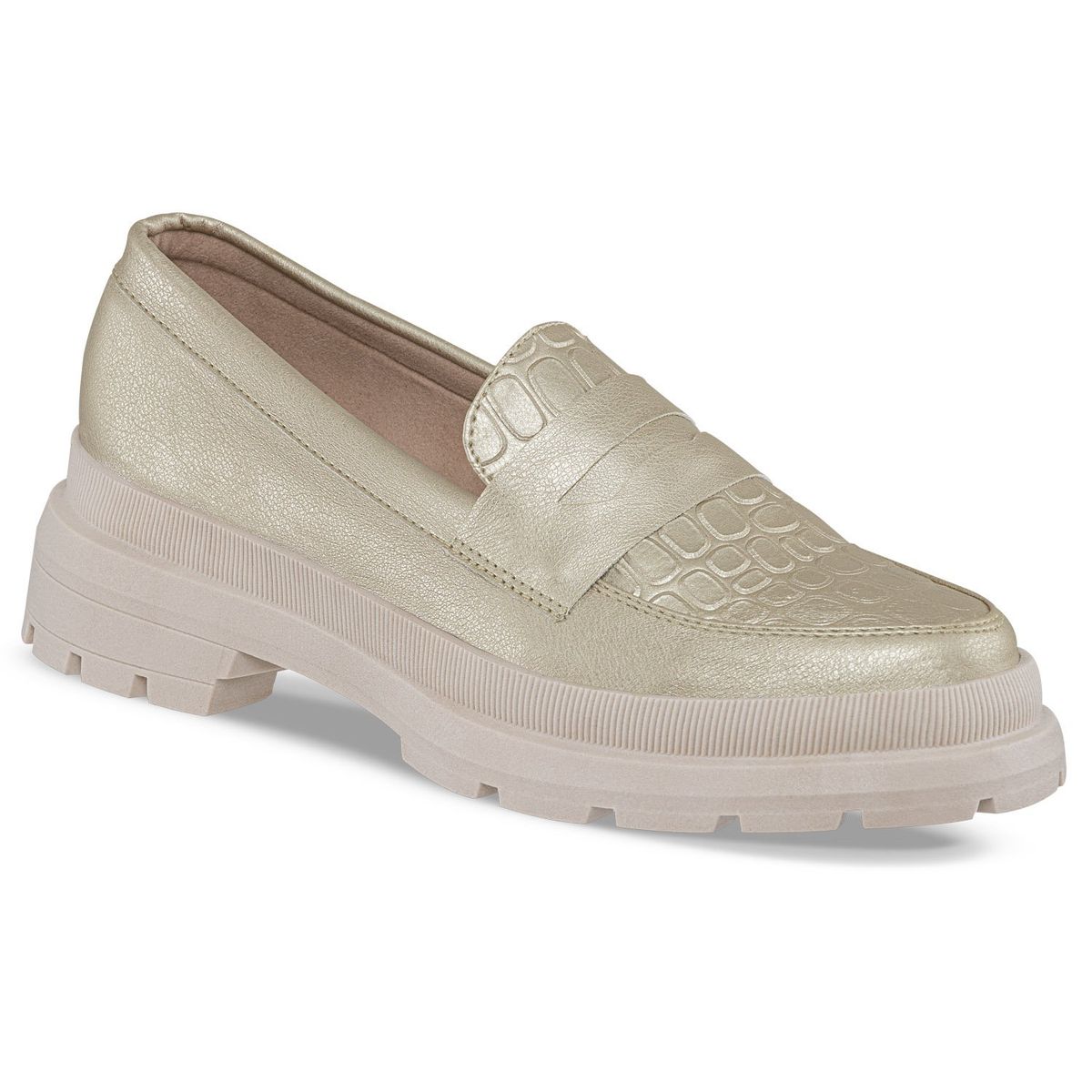 CROYDON - Mocasines Merlina Oro Croydon para Mujer