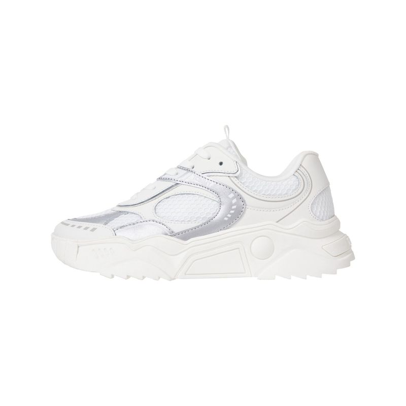 TOMMY HILFIGER - Tenis blanco de estilo running metalizadas Tommy Hilfiger