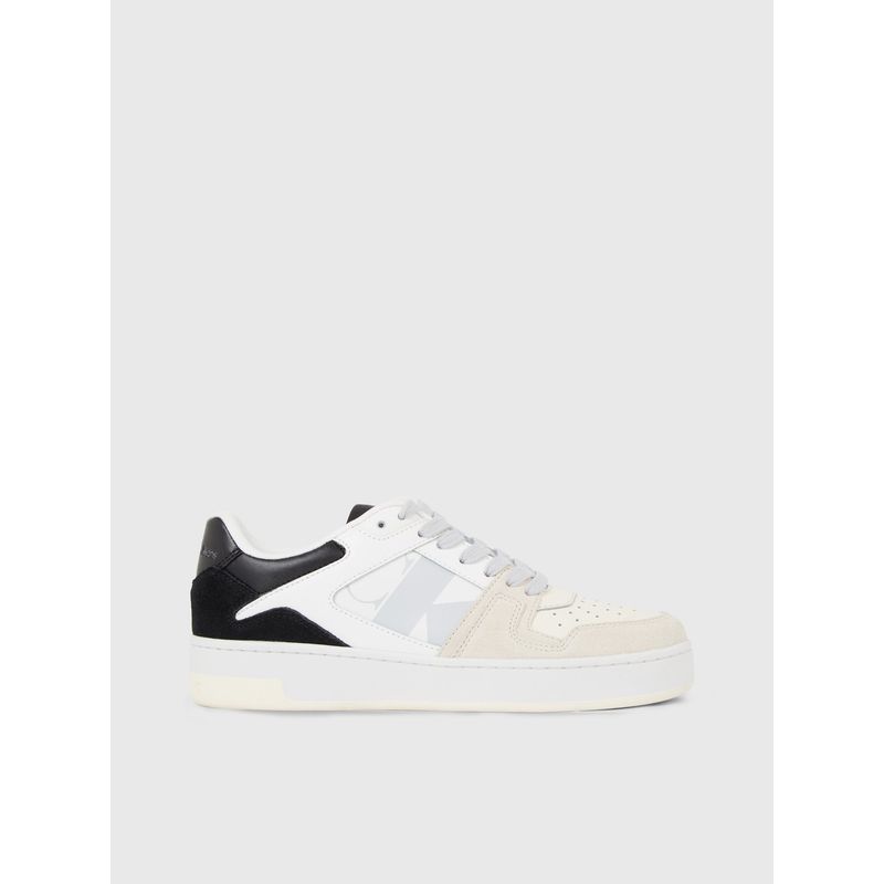 CALVIN KLEIN - Tenis multicolor basket de ante Calvin Klein