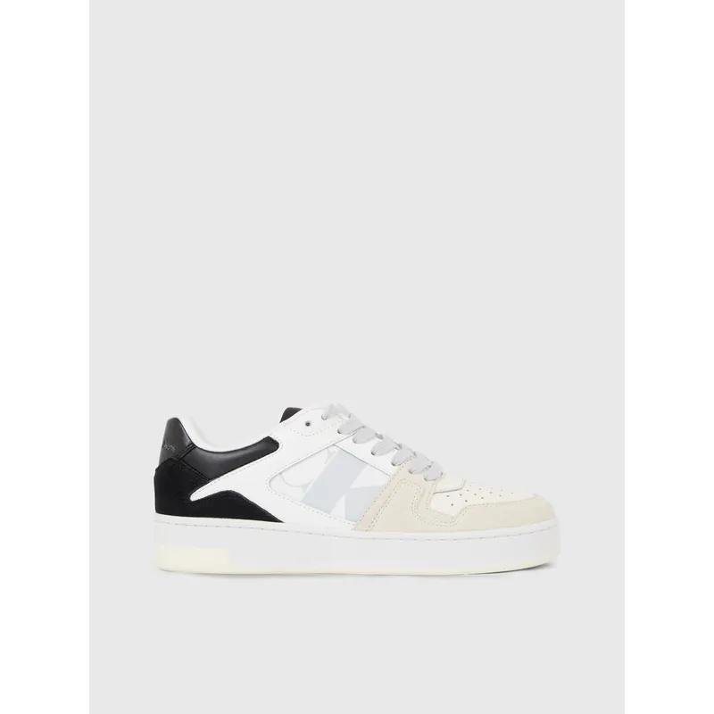 CALVIN KLEIN - Tenis multicolor basket de ante Calvin Klein