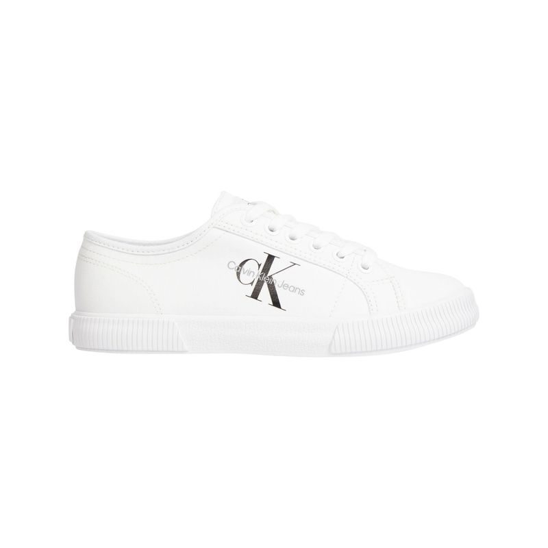 CALVIN KLEIN - Tenis blanco blanco bajas informales Calvin Klein