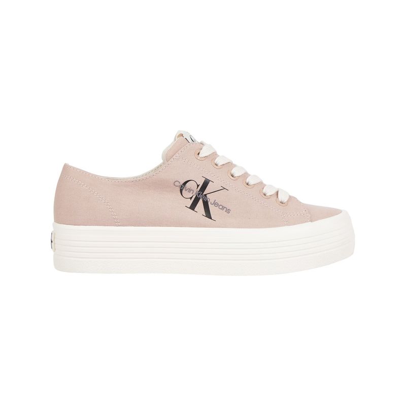 CALVIN KLEIN - Tenis rosado casuales con plataforma Calvin Klein