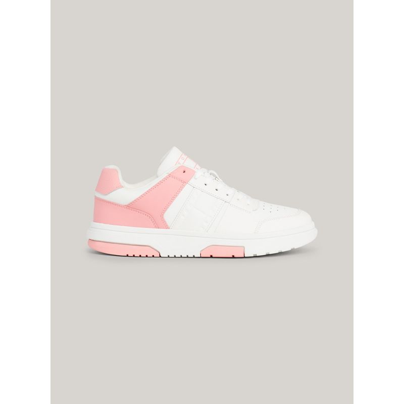 TOMMY HILFIGER - Tenis rosa The Brooklyn con texturas Tommy Hilfiger