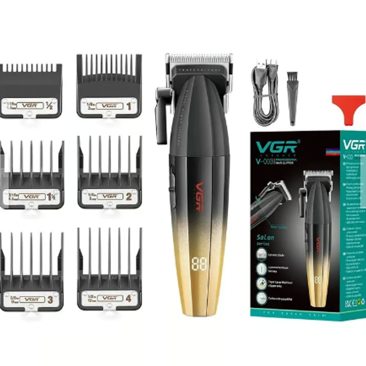 VGR - Maquina Peluquera Cortadora De Pelo Vgr V-003