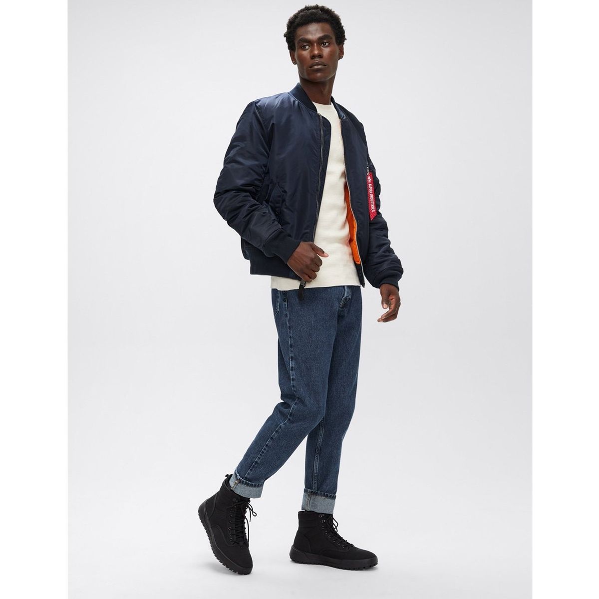 ALPHA INDUSTRIES - Chaqueta Alpha Industries de Piloto Ma-1 Slim Fit Bomber Jacket