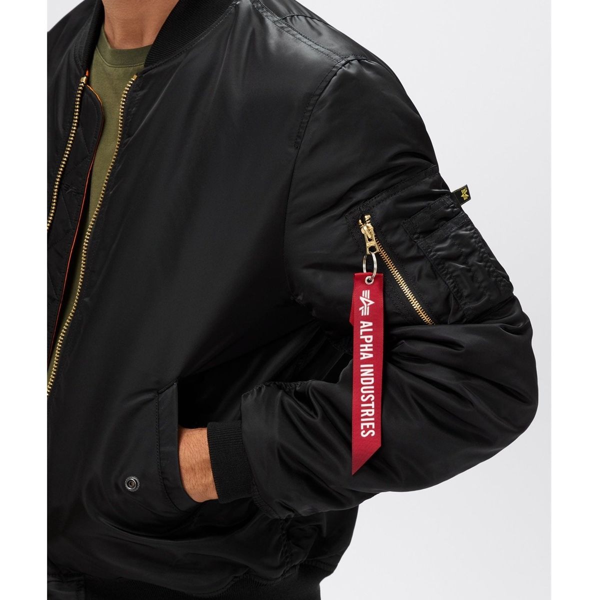 ALPHA INDUSTRIES - Chaqueta Alpha Industries de Piloto Ma-1 Slim Fit Bomber Jacket