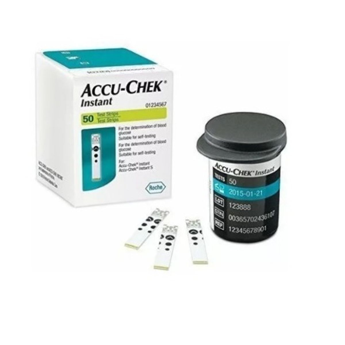 ROCHE - Tirillas Accu Chek Instant Caja Por 50