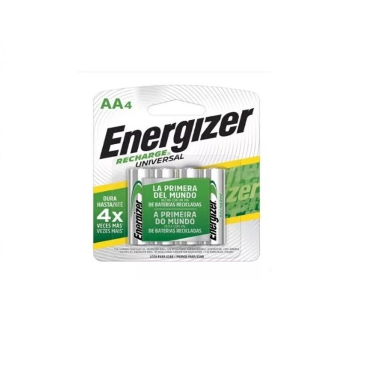 ENERGIZER - 4 Pilas Baterías Recargables Energizer Aa 2.000 Mah