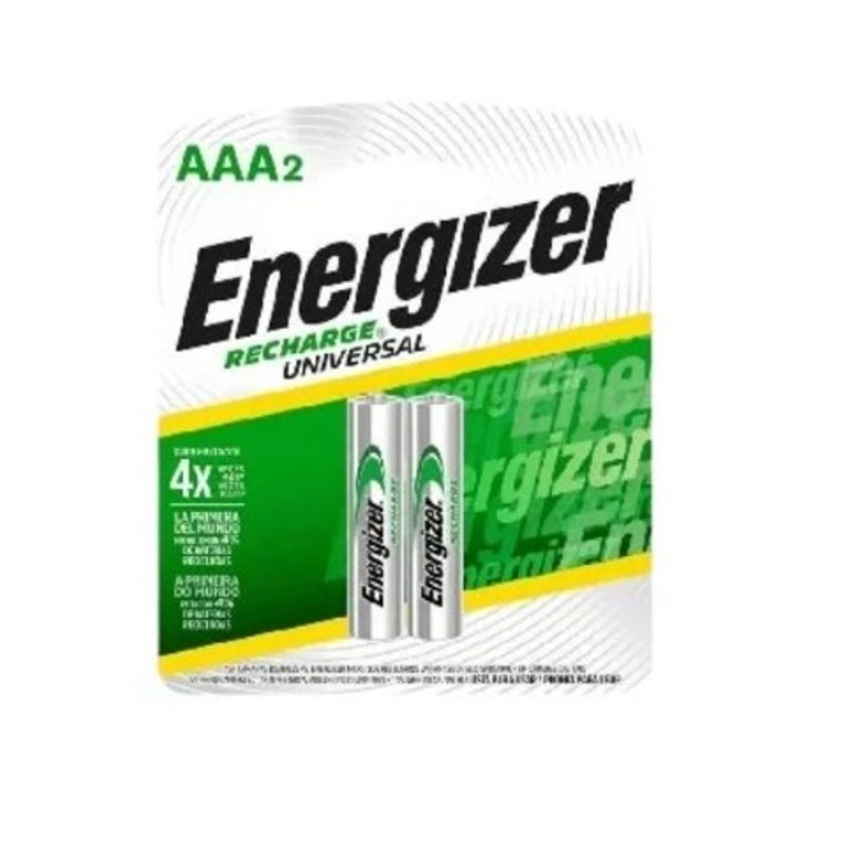 ENERGIZER - 2 Pilas Baterías Recargables Energizer Aaa2 700 Mah