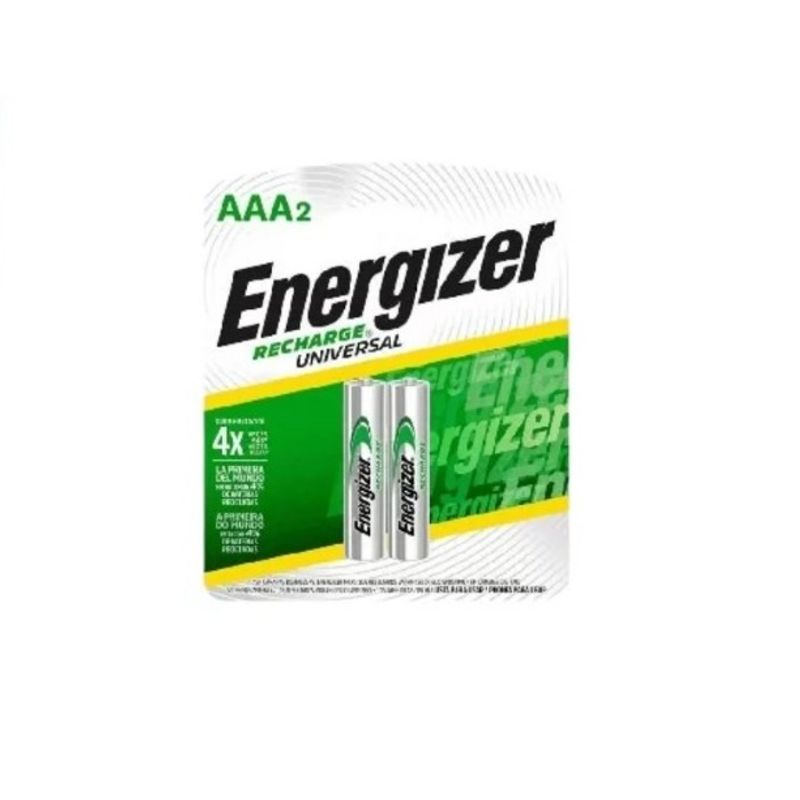 ENERGIZER - 2 Pilas Baterías Recargables Energizer Aaa2 700 Mah