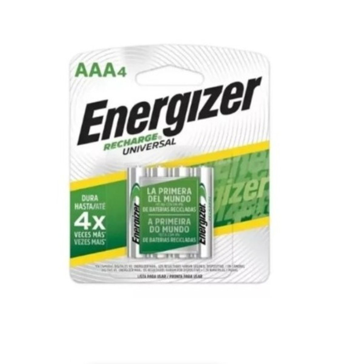 ENERGIZER - 4 Pilas Baterías Recargables Energizer Aaa 700 Mah