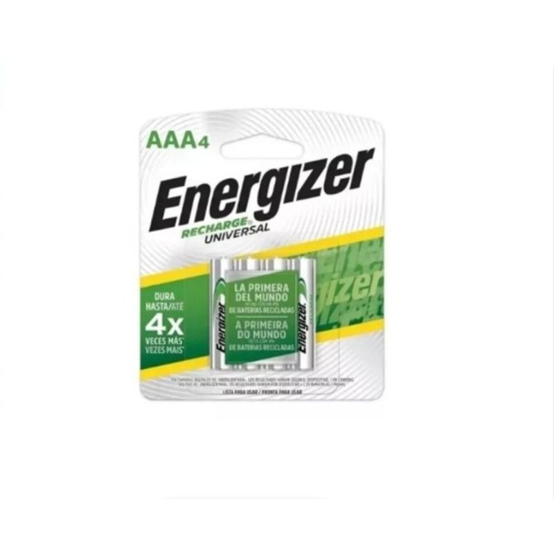 ENERGIZER - 4 Pilas Baterías Recargables Energizer Aaa 700 Mah