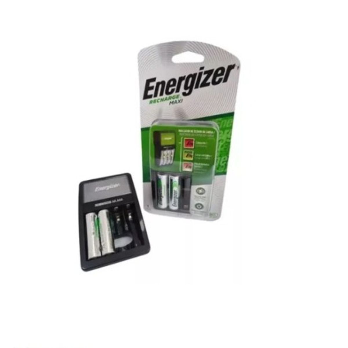 ENERGIZER - Cargador Energizer Maxi Aa-aaa + 2aa Recargables 1300 Mah