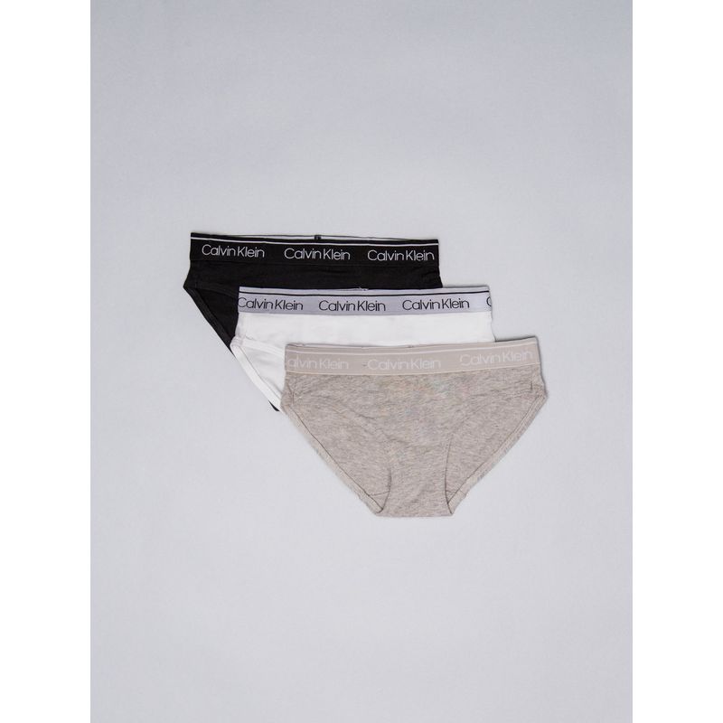 CALVIN KLEIN - Pack multicolor multicolor multicolor de 3 bikinis con logo para niñas Calvin Klein
