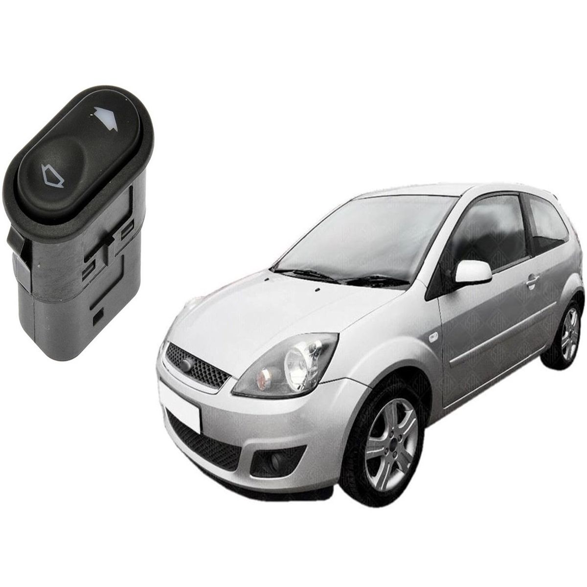 GENERICO - accesorios ford fiesta ecosport boton switche elevavidrios