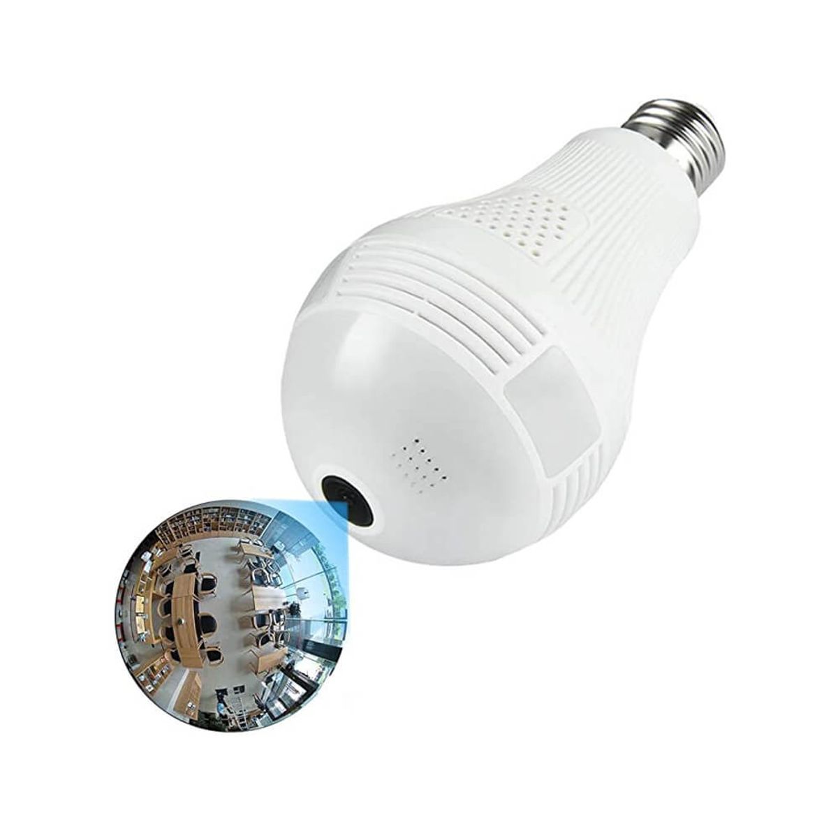 BOMBOX - Camara Ip Seguridad Wifi Hd Vision Nocturna Espia Bombillo