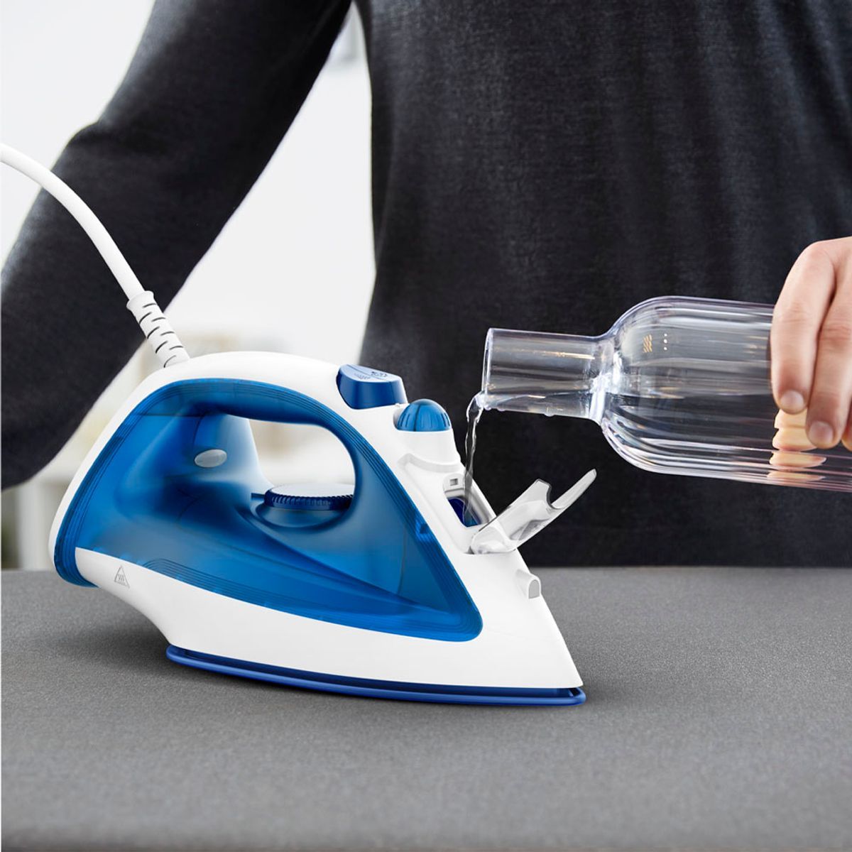 T-FAL - Plancha A Vapor T-fal Fv1037 Steam Essential Color Azul 120v - 125v