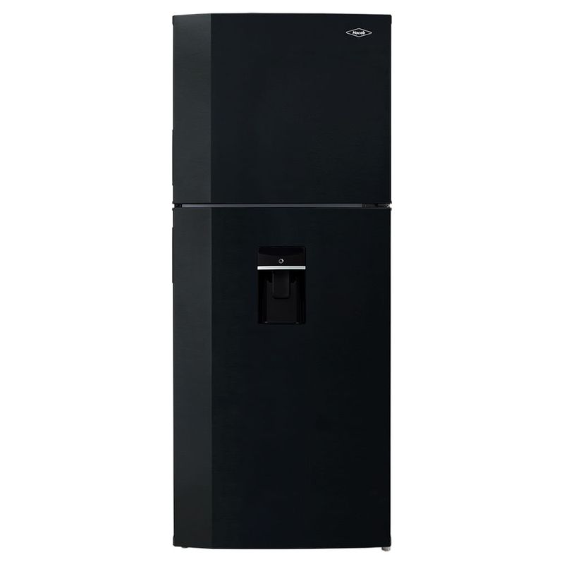 HACEB - Nevera Haceb No frost 404 Litros dispensador de agua manija integrada Negro Esmeralda inverter
