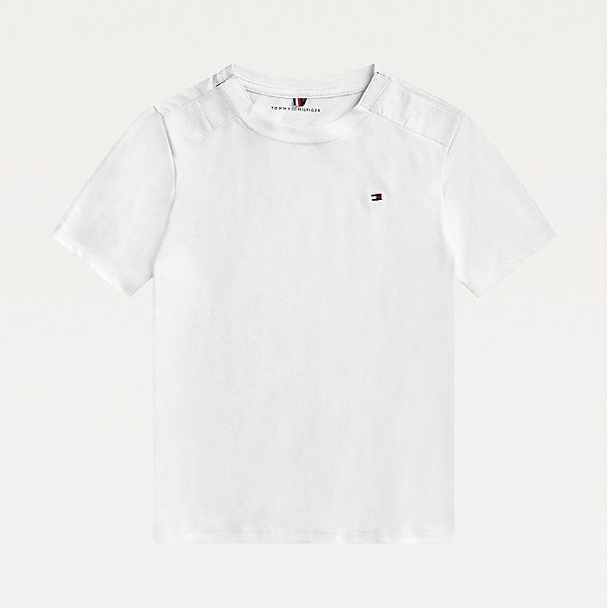 TOMMY HILFIGER - Camiseta Blanca Clásica - Adaptive Para Niño  Tommy Hilfiger