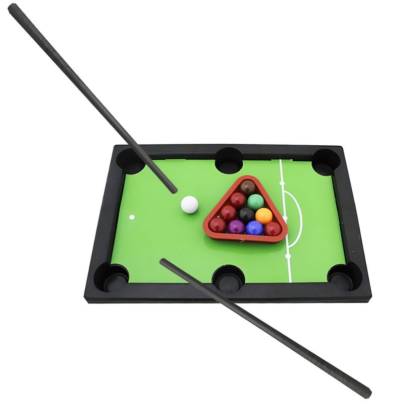 DAYOSHOP - Mesa Mini Pool Billar Taco Juguete Niños Diversion Destreza