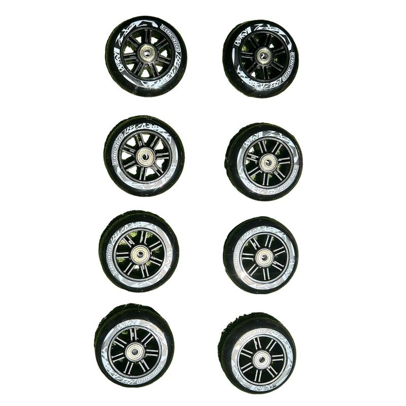 GENERICO - Ruedas para patinaje semiprofesionales 84MM Color Negro