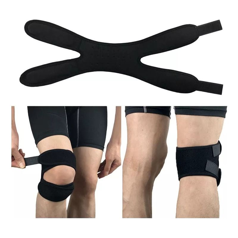 GENERICO - Rodillera Faja Ajustable Correa Protectora Gimnasio