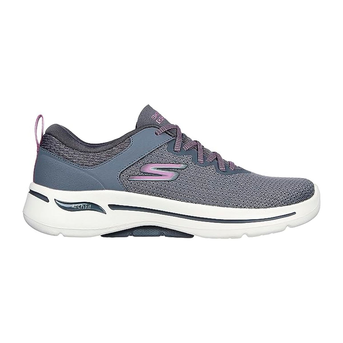 SKECHERS - TENIS SKECHERS GRIS PARA HOMBRE SK GO WALK ARCH FIT OVERVIEW CHACOAL 216261CCRD