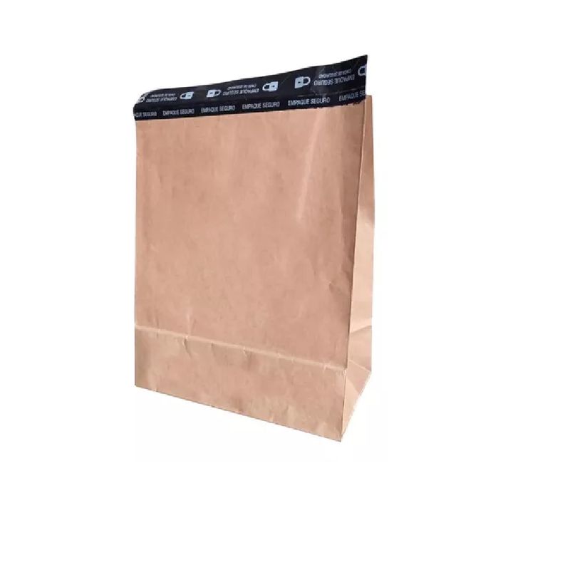 GENERICO - Bolsas Seguridad Kraft Mensajería Ecommerce 30x40cm x100 un