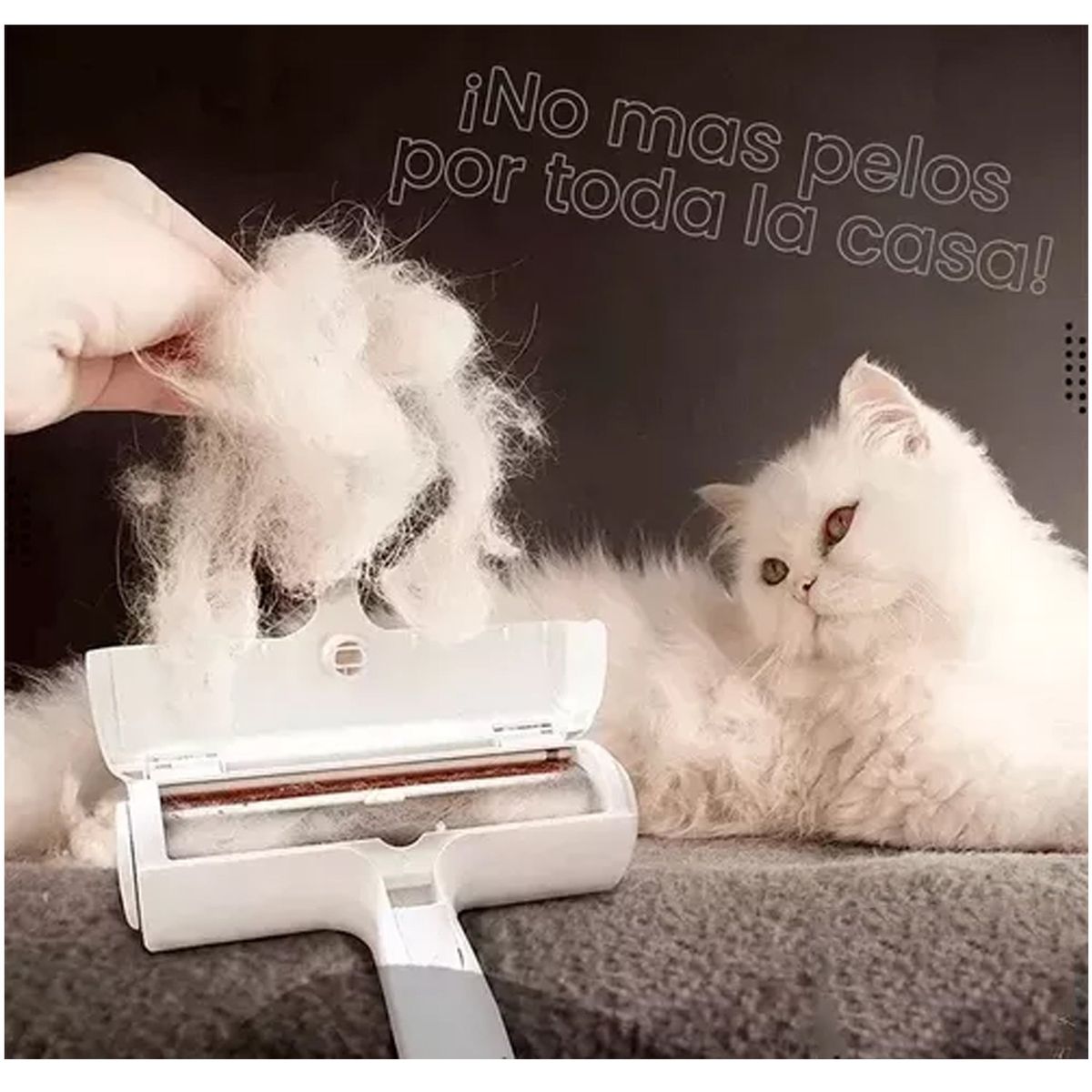 ONE PIXEL - Cepillo Quita Pelo De Mascotas Perros Gatos Ropa Sillon