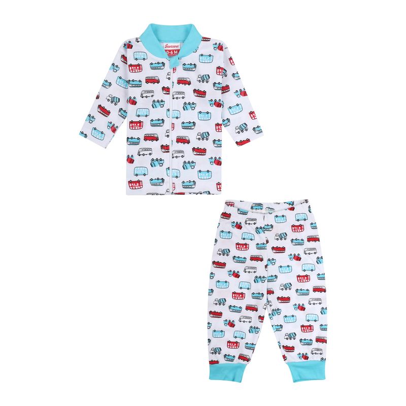 SANTANA - Pijama Bebé Santana Verde Agua