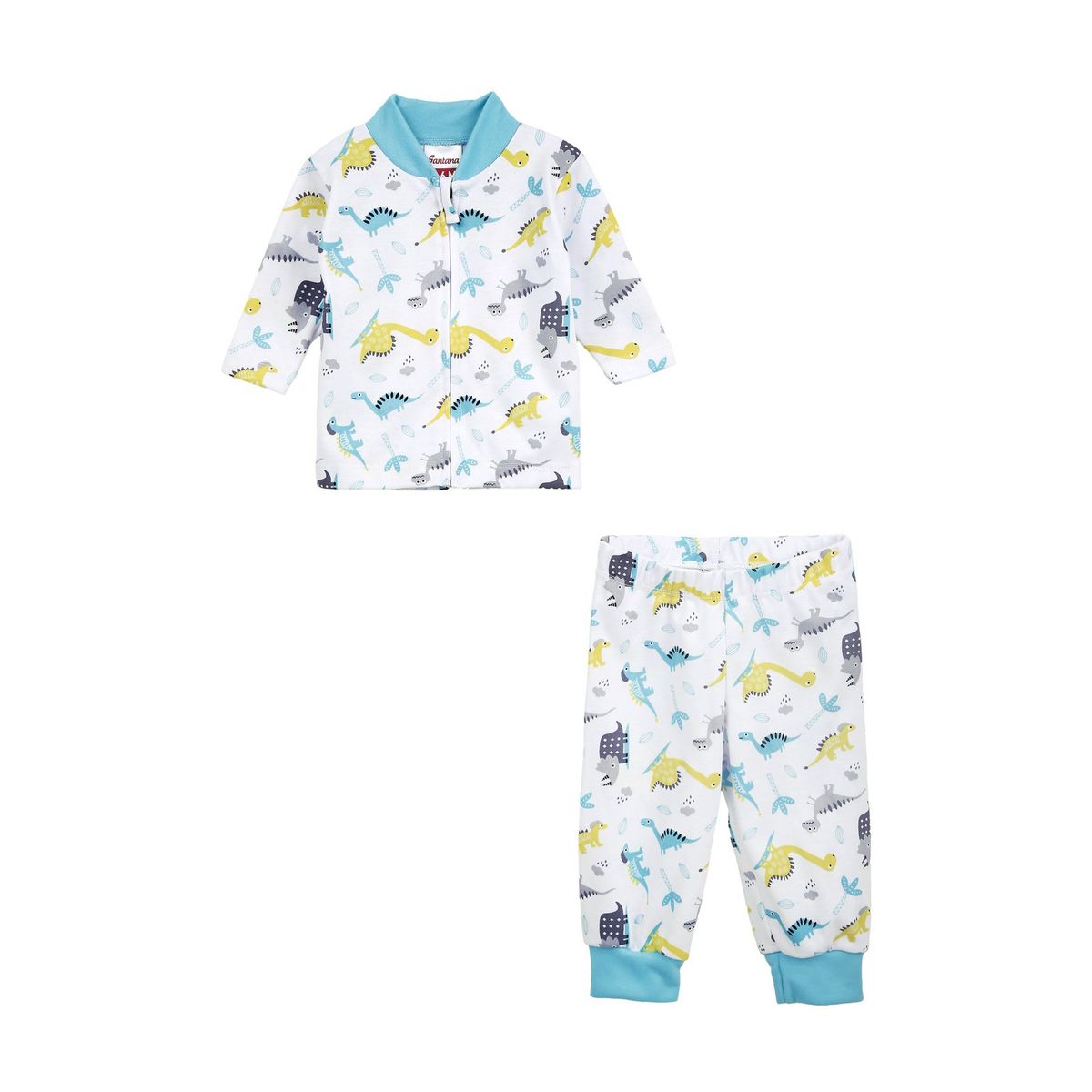 SANTANA - Pijama Bebé Santana Aguamarina